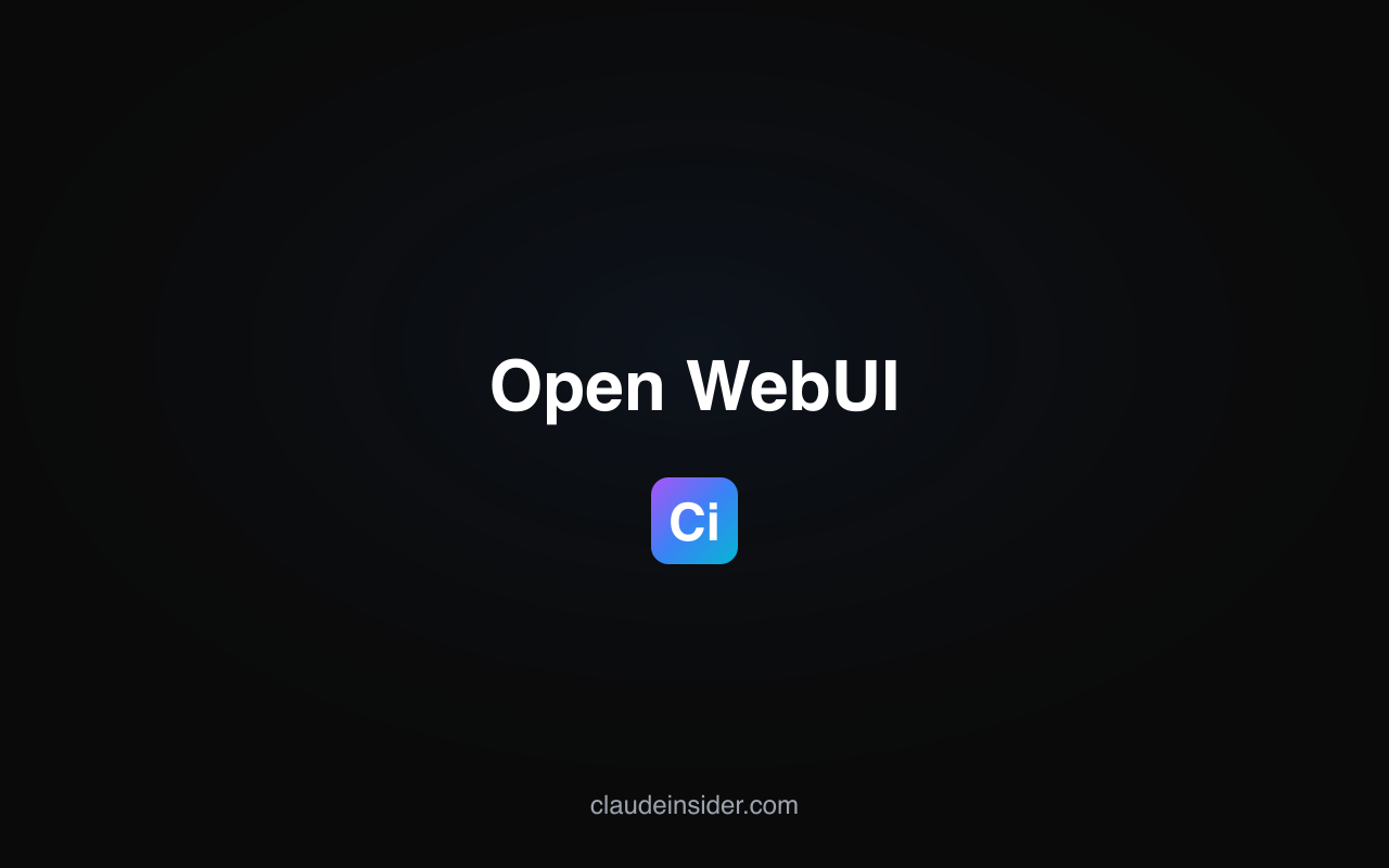 Open WebUI screenshot