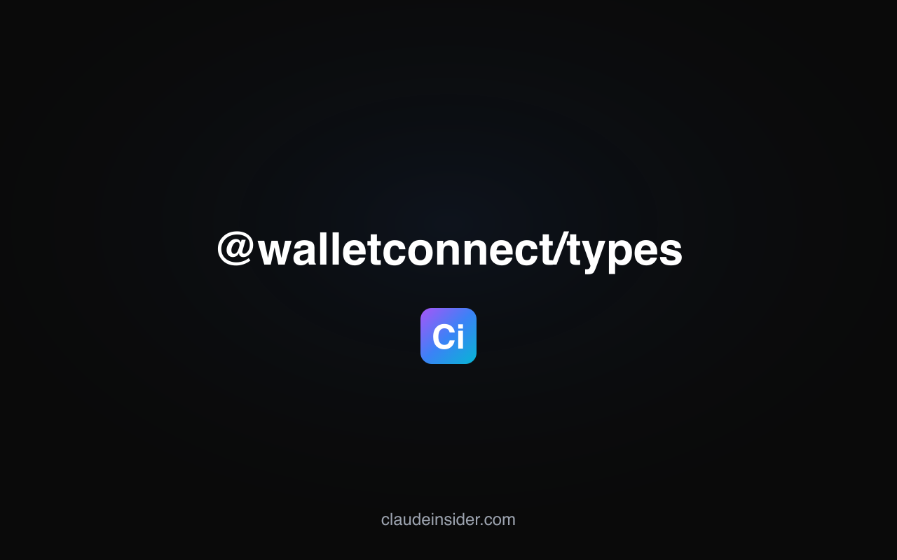 @walletconnect/types screenshot 1